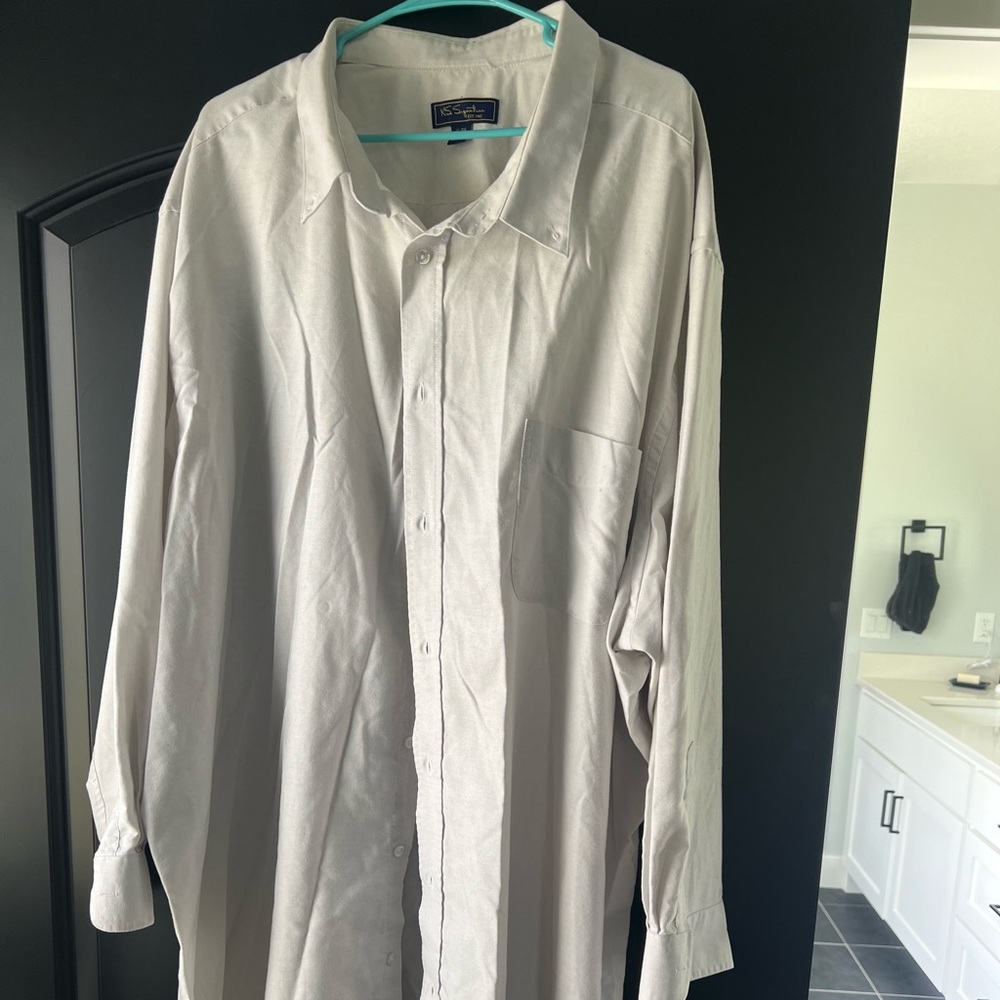 KS Signature 22 35/36 Tall grey Dress shirt